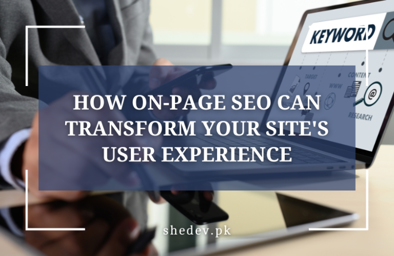 On-Page SEO Transform Your Site's User Experience