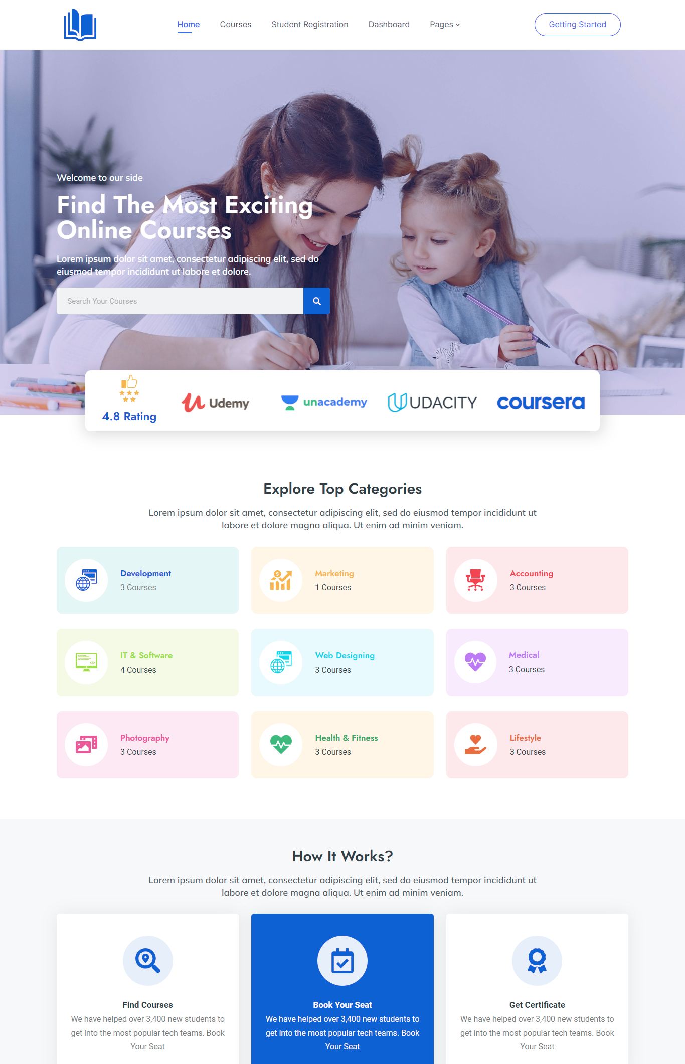 CRM Website Designed
