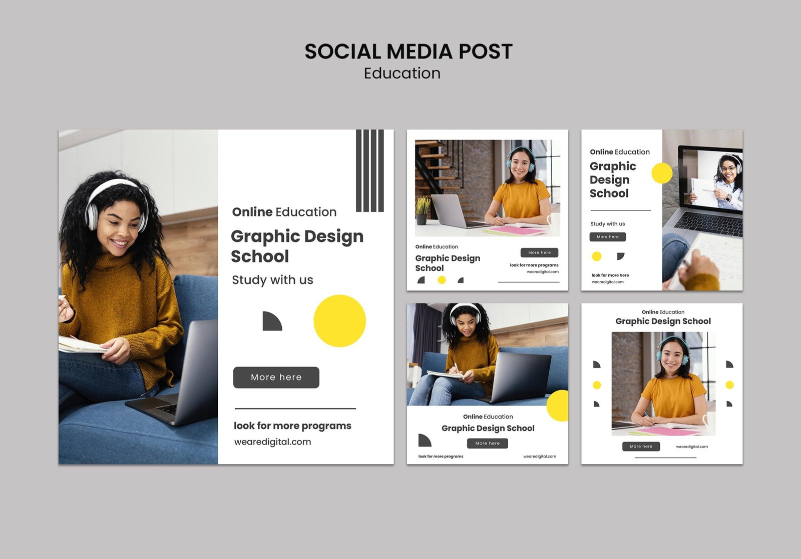 social media posts ( education)