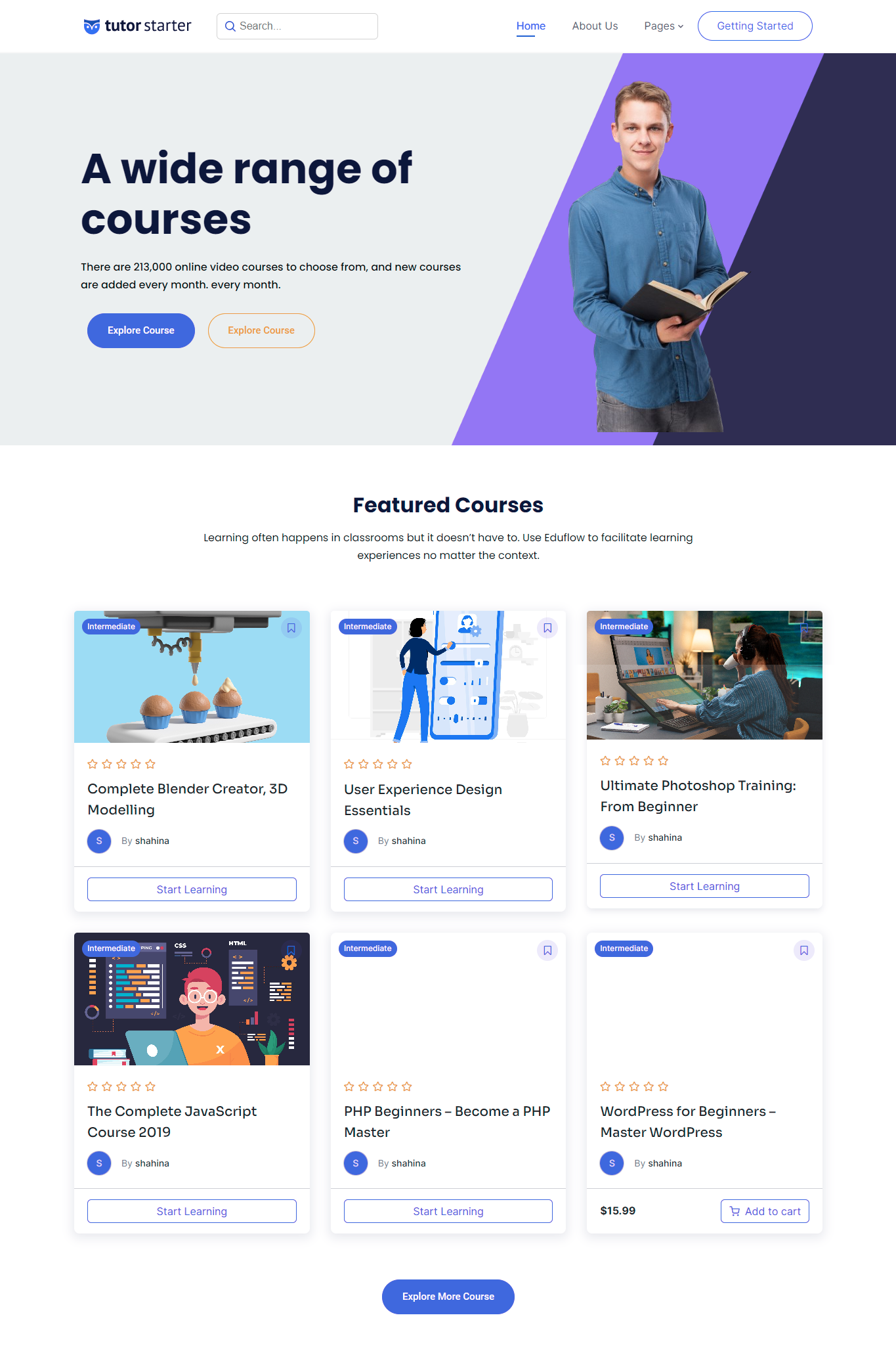 designed educational website