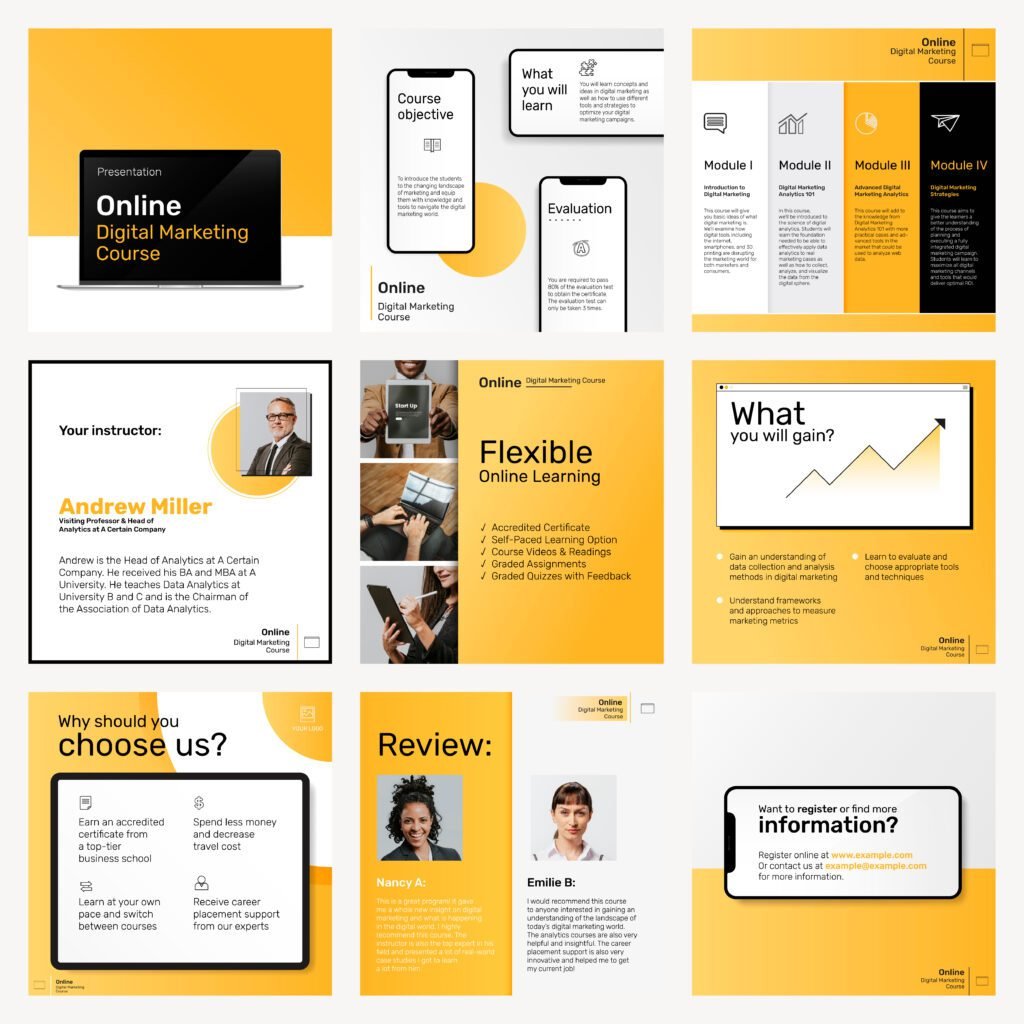 company portfolio design