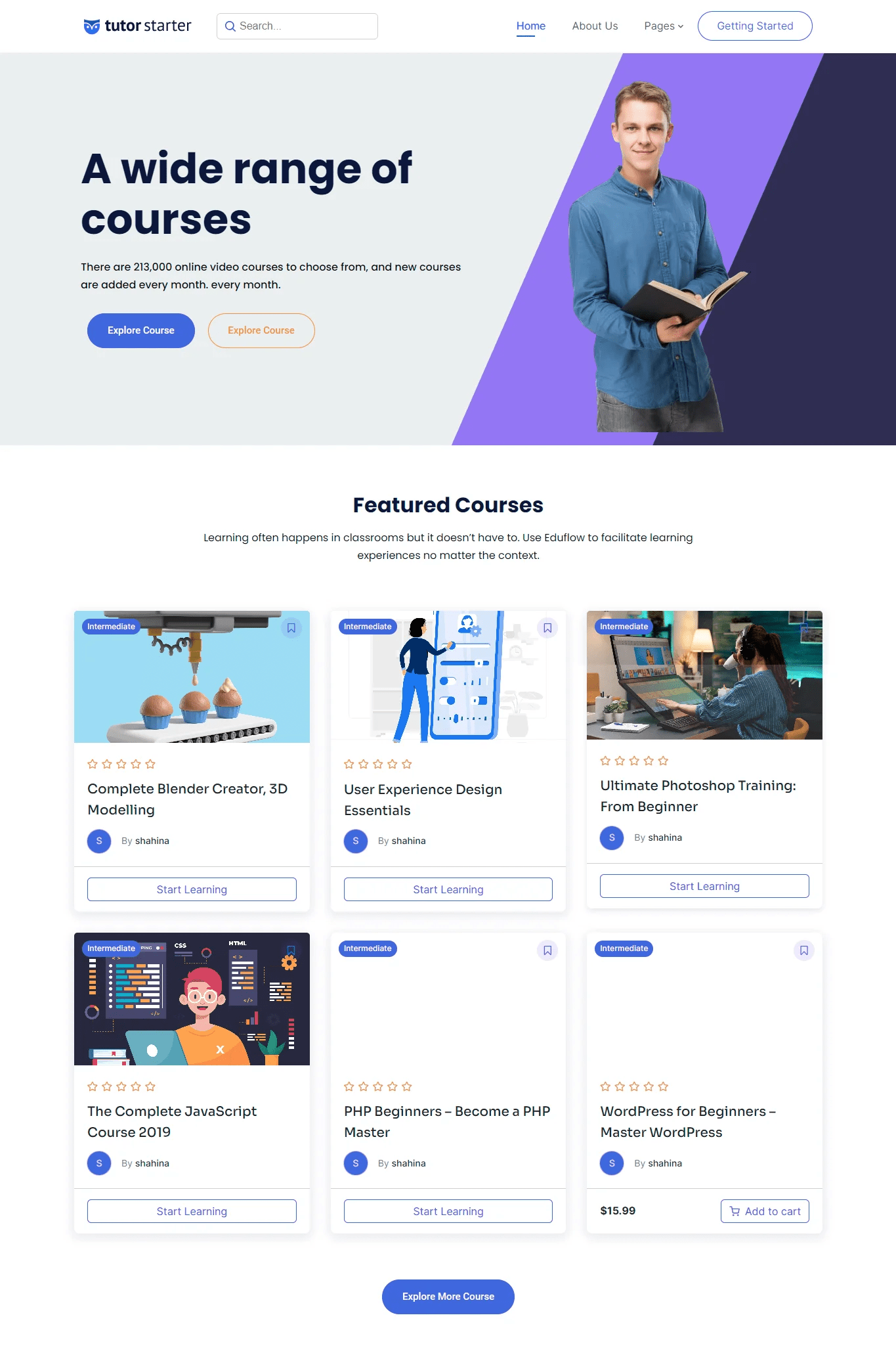 designed educational website